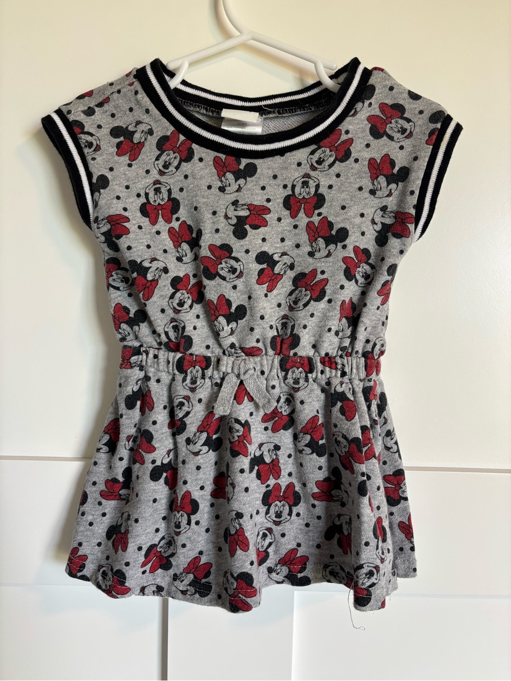 Disney Grey Sweatshirt with Red Minnie Bow Print